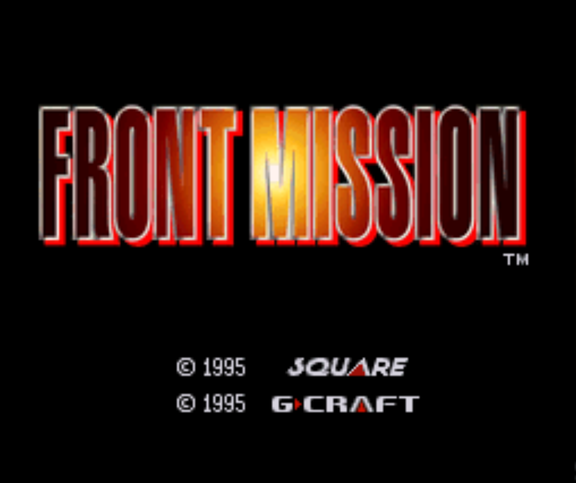 Front Mission Title Screen